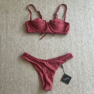 NWT Zaful Swimsuit Set - size medium